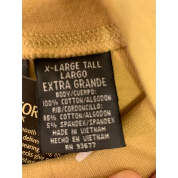 St. Johns Bay XL Tall Mock Neck Long Sleeve Shirt - Picture 8 of 10